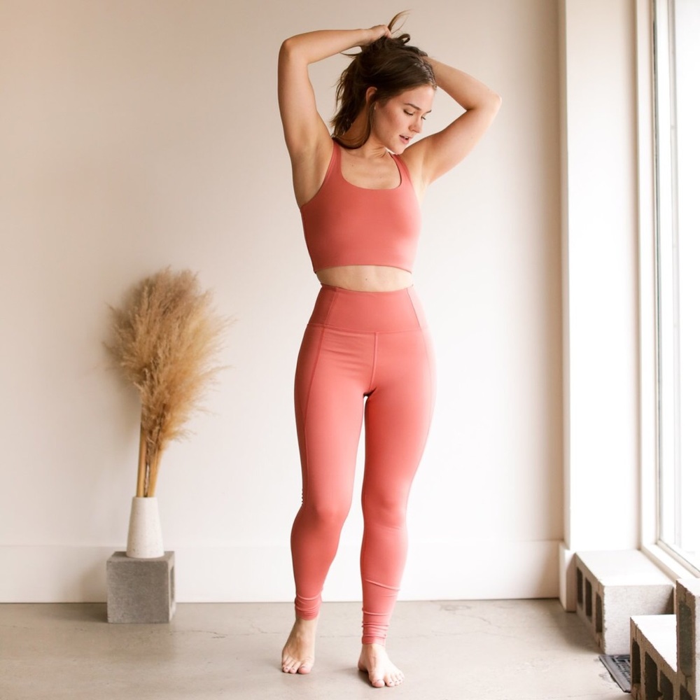 Girlfriend Collective Leggings - Clay Color
